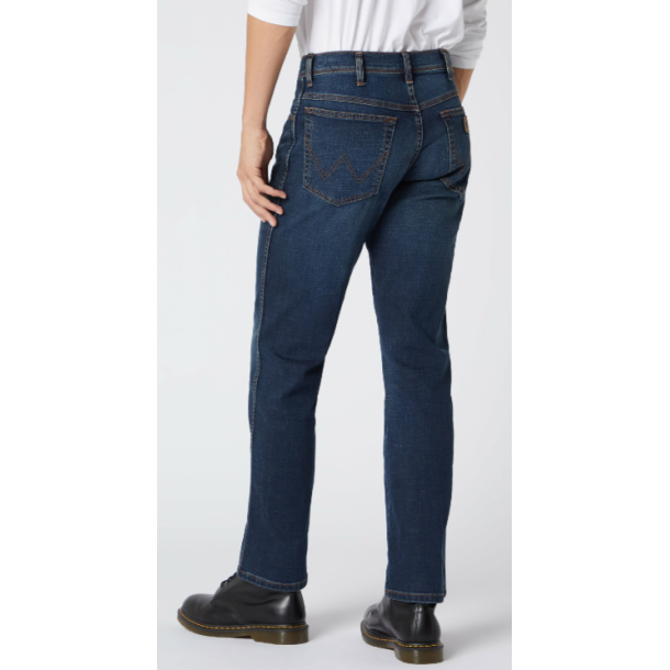 WRANGLER TEXAS JEANS STRETCH MED LIDT SLID